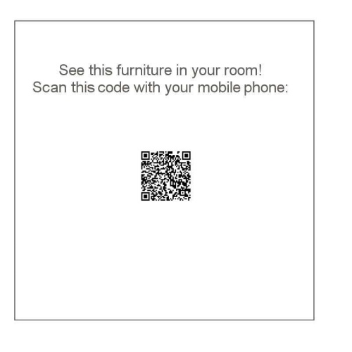 12152DP Laguna teak lounge chair AR QR Code on white background