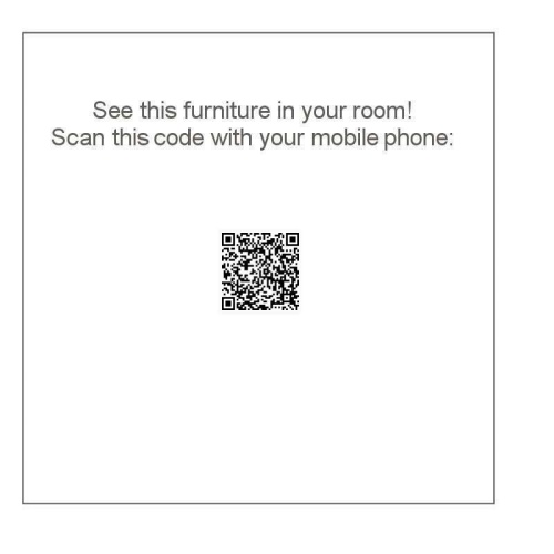 13801DP Maya left side sectional AR QR Code on white background 