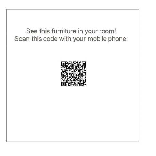 21007 Vogue Side Chair AR QR Code on white background