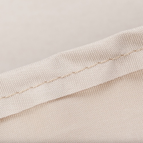 65815CLOdyssey Table Cover in Closed Position showing closeup view of seam stitching of cover