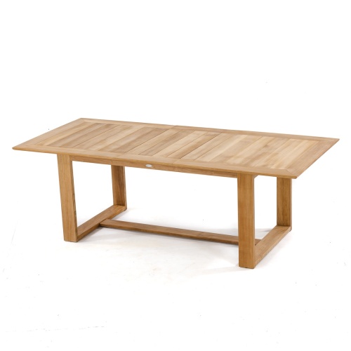 15900 Horizon Rectangular Extension Table angled view on white background