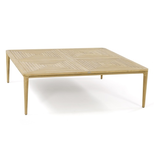 70813 Veranda square table angled on white background