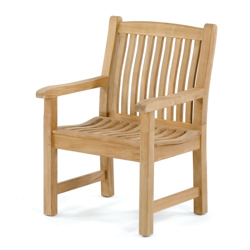 12218 Veranda Teak Armchair facing left front on white background