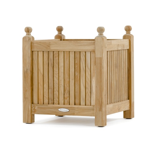 18109 Square Planter Box front angled on white background