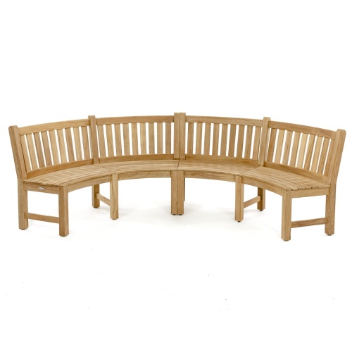 6 ft Buckingham Teak Bench Curved | Westminster Teak