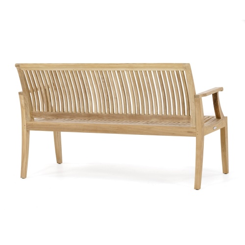 thumbnail image of 70849 Laguna teak 6 foot long bench side profile on white background