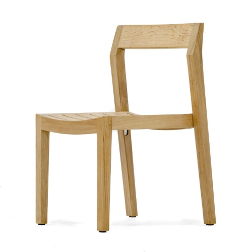 70610 Nevis Horizon Side chair angled on white background