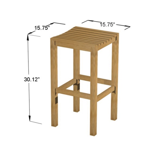 70680 Laguna Somerset Backless Barstool autocad on white background