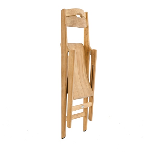 70828 Surf Dining Chair in folded position angled on white background