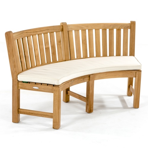 Buckingham Fire Pit Teak Bench Set - Picture L