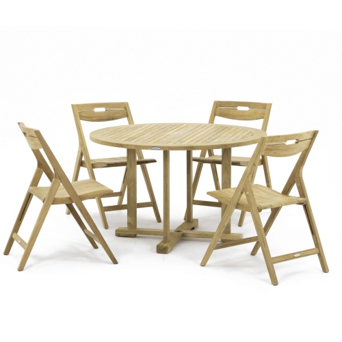 Surf 4 ft Round Dining Set - Picture C