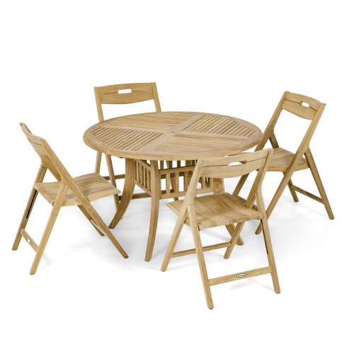 Grand Hyatt Surf Teak Dining Set - Picture A