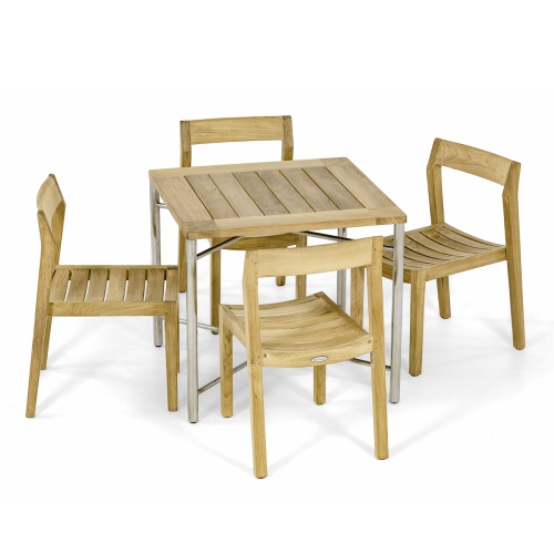 Odyssey Square Horizon Teak Dining Set - Picture B