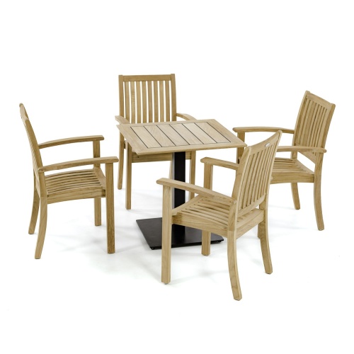 5 pc Sussex Teak Restaurant Set - Picture A