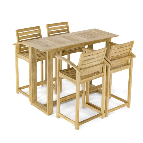 Horizon Somerset Teak Bar Set - Picture A