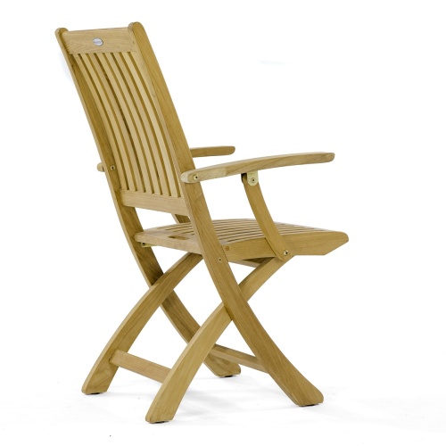 Barbuda Folding Chair and Table Chat Set - Picture J