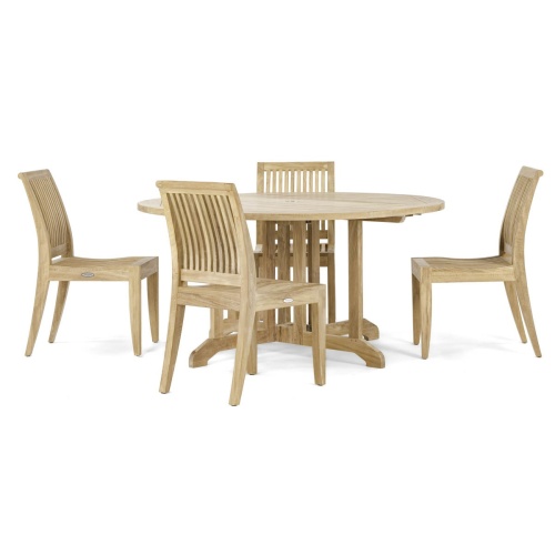 7 pc Barbuda Round Patio Dining Set - Picture A